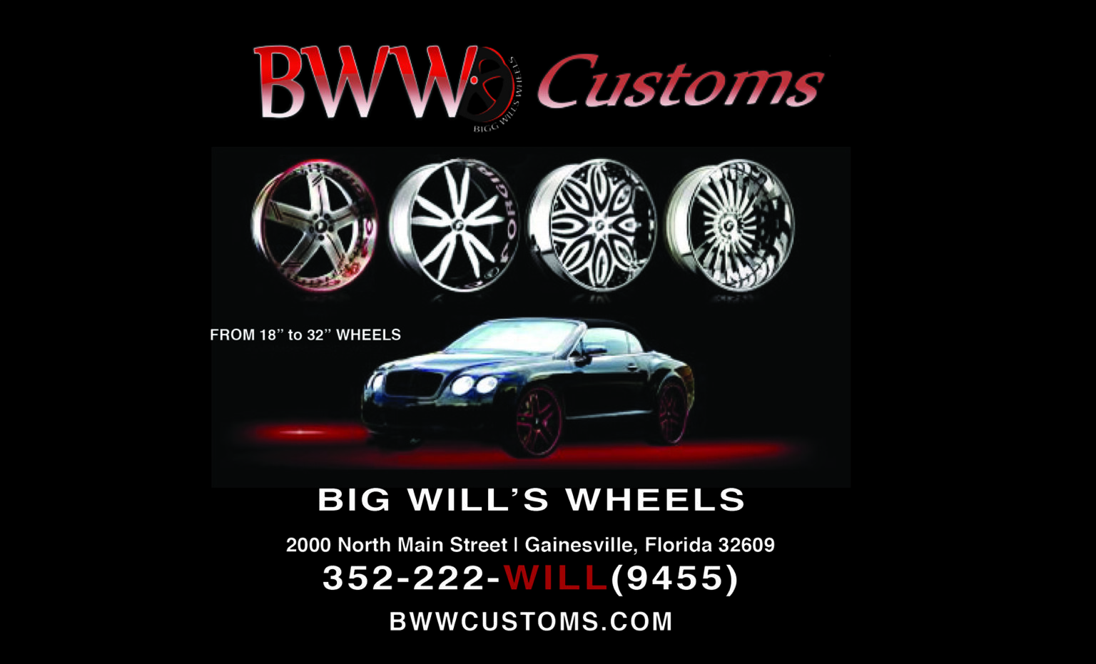 Big Will's Wheels Minority Business Listing